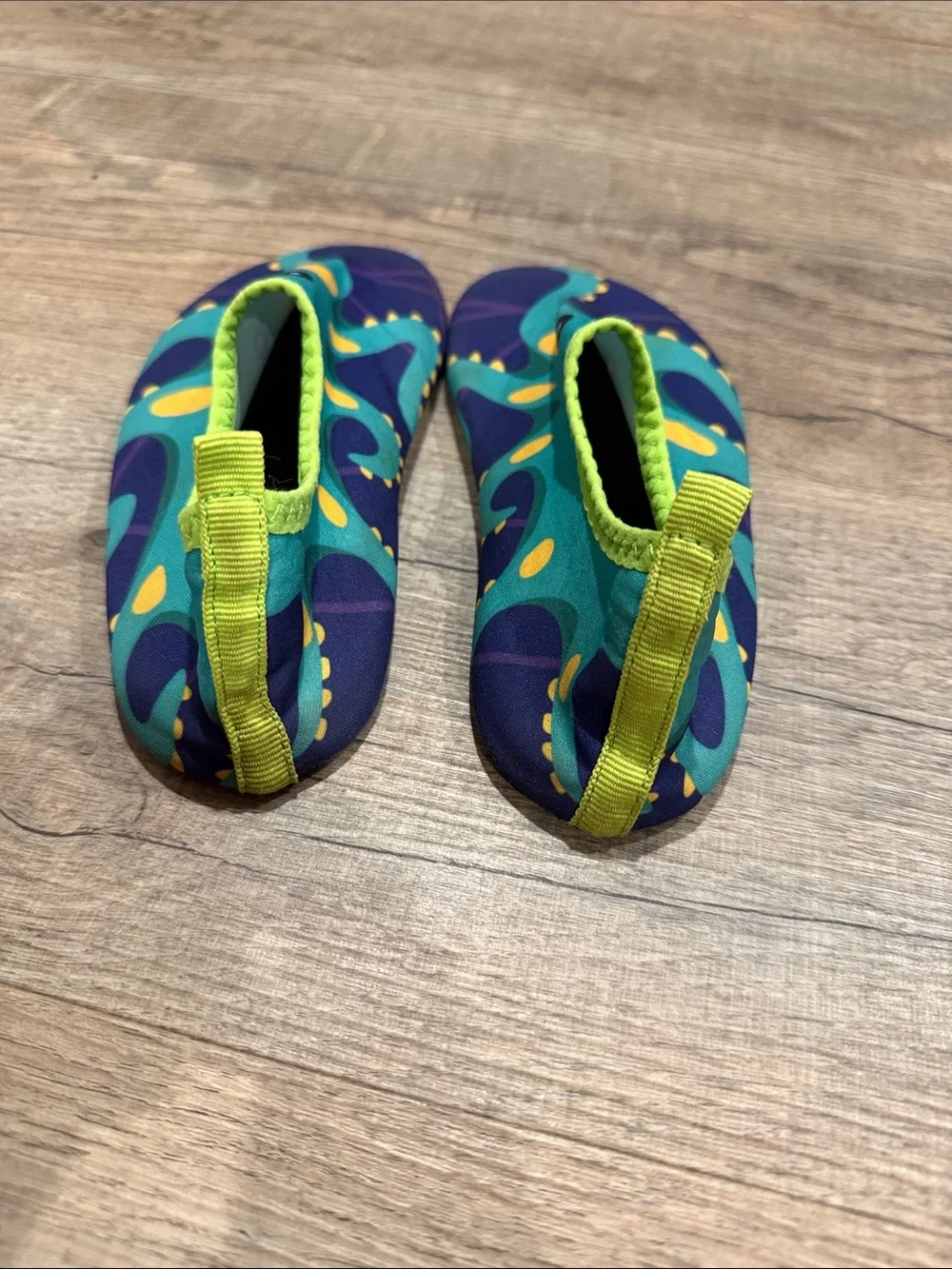 Kids' Teal & Purple Octopus Water Shoes